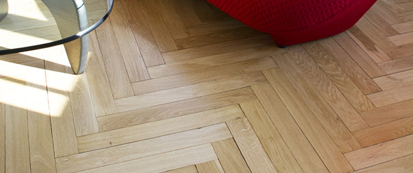 Lacquered wood floors